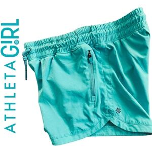 Athleta Girl Rare Teal Aqua All Play 3” Shorts / Size XL 14 / Sold Out!